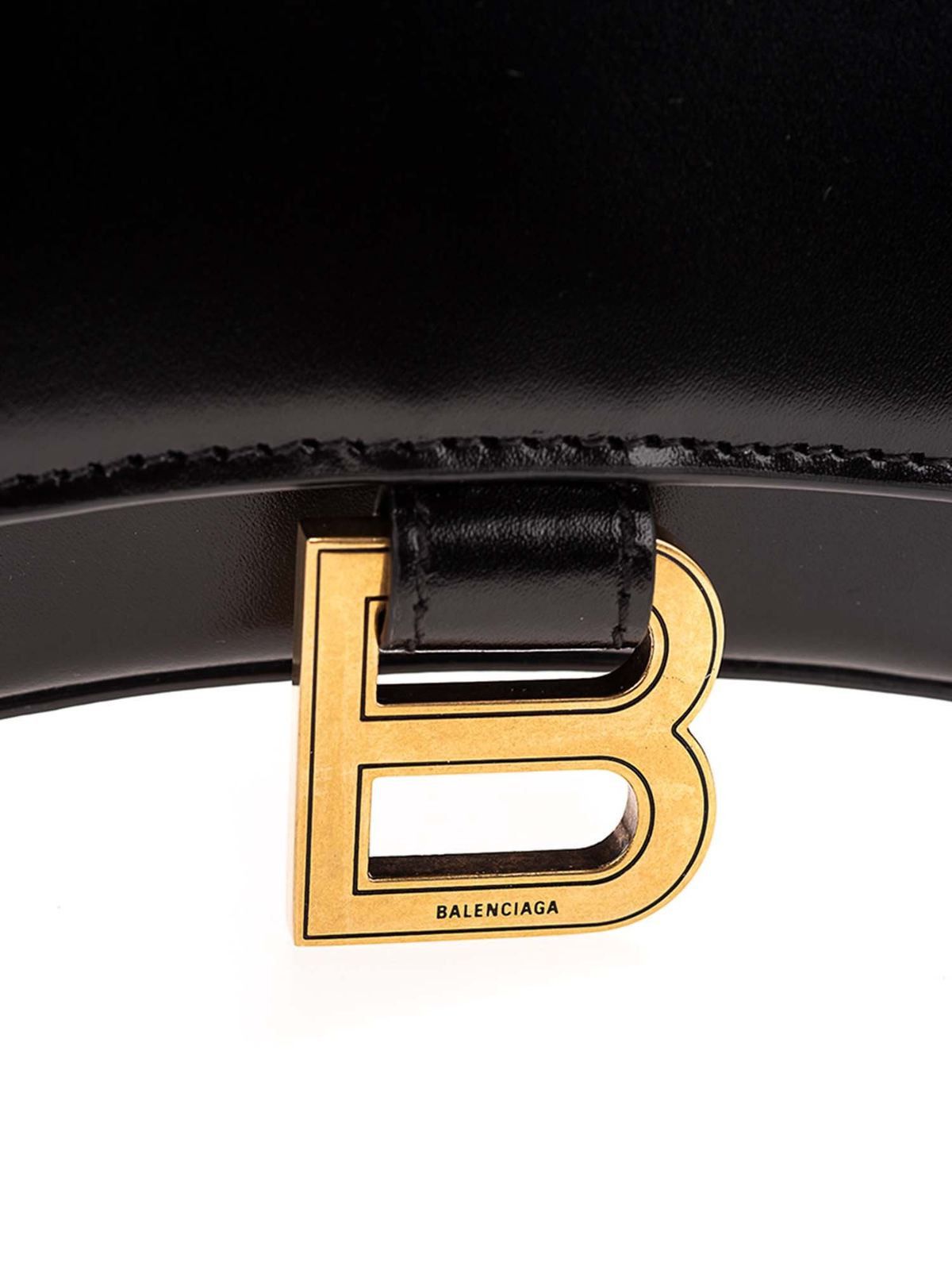 Balenciaga o1bcso1str0126 Size: OS / Hourglass Wallet On Chain Black Size ONE SIZE - 4 Thumbnail