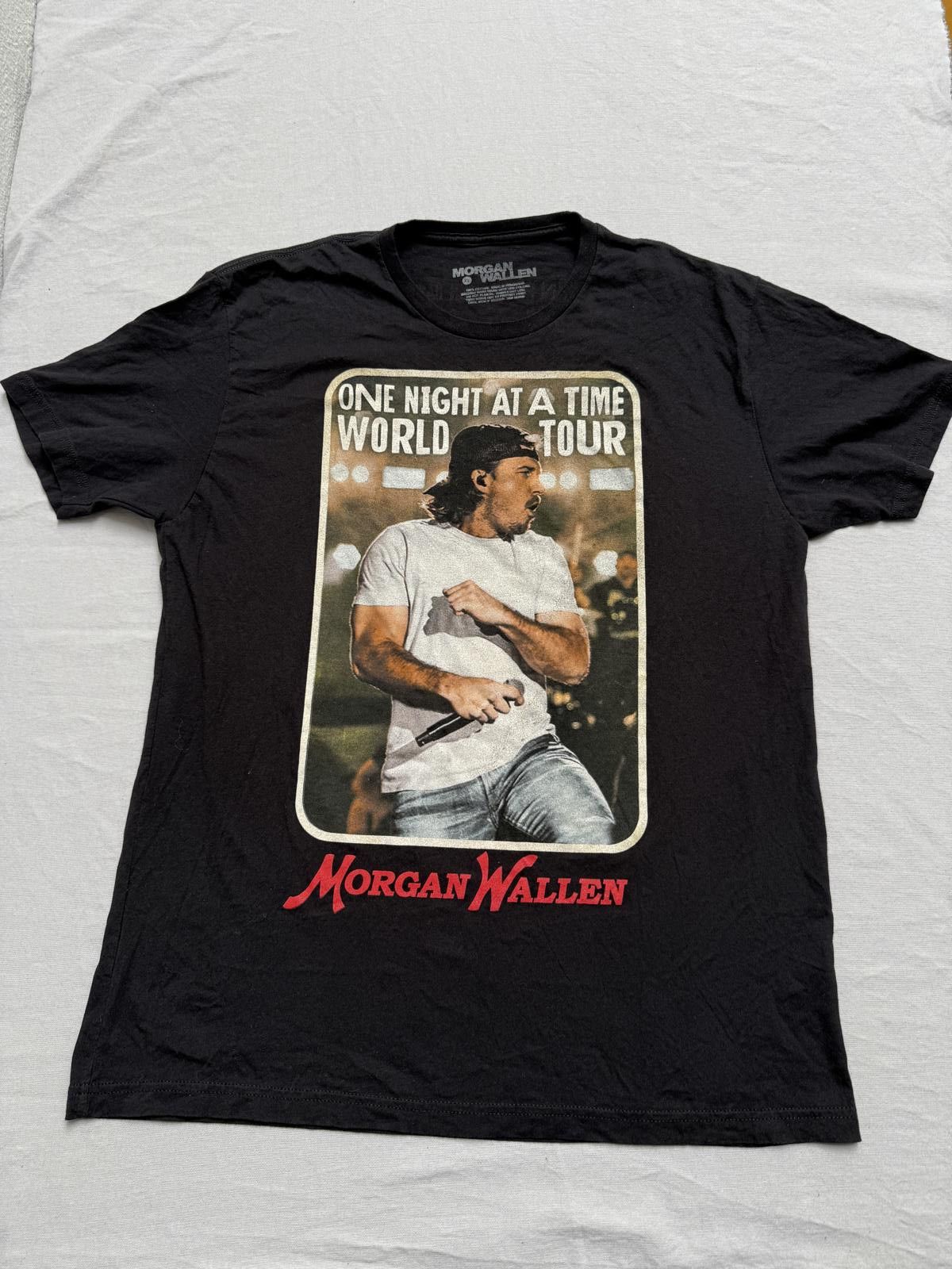 Designer Morgan Wallen Tour T-shirt One Night at a Time tee XL Size US XL / EU 56 / 4 - 1 Thumbnail