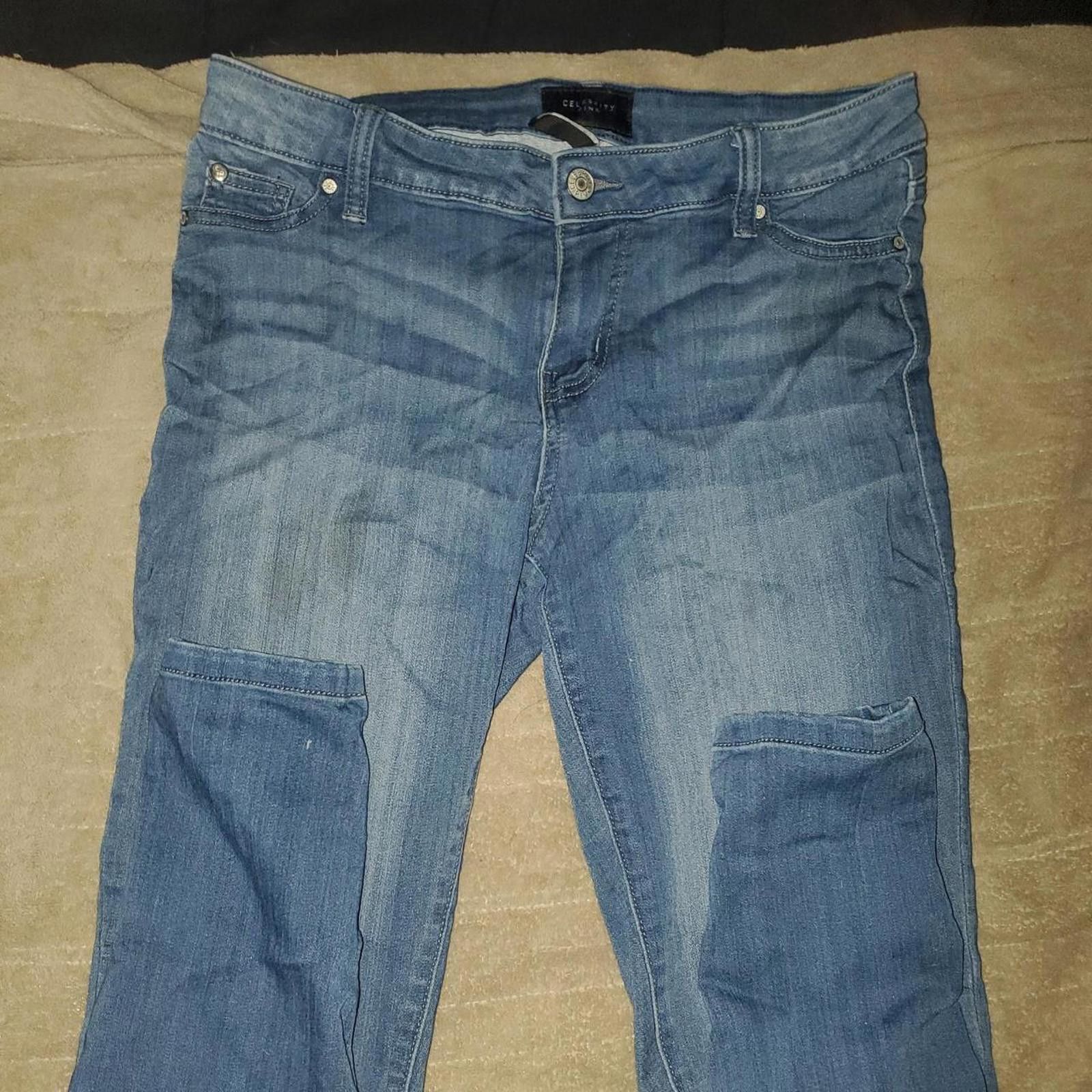 Other Celebrity Pink Women's Blue and Navy Jeans Size 30" / US 8 / IT 44 - 1 Thumbnail