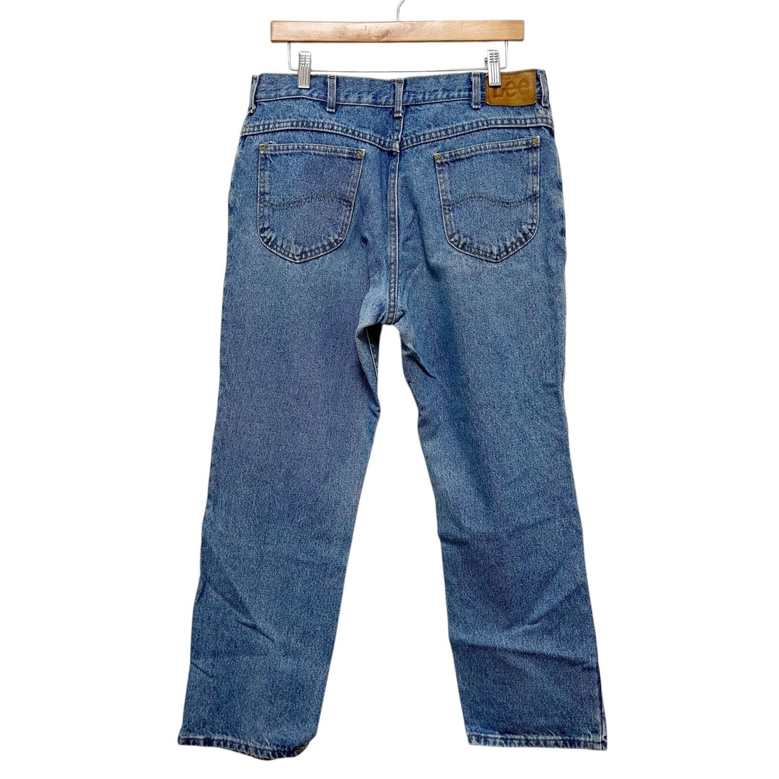 Lee Vintage Lee Straight Leg Jeans Sz 36x30 Size US 36 / EU 52 - 7 Thumbnail