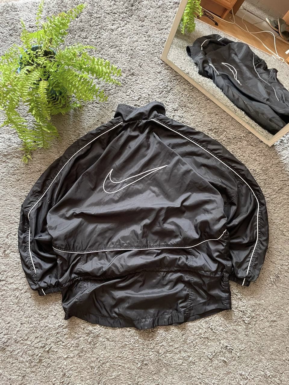 90s Nike Vintage Light Jacket Streetwear Big Logo Swoosh