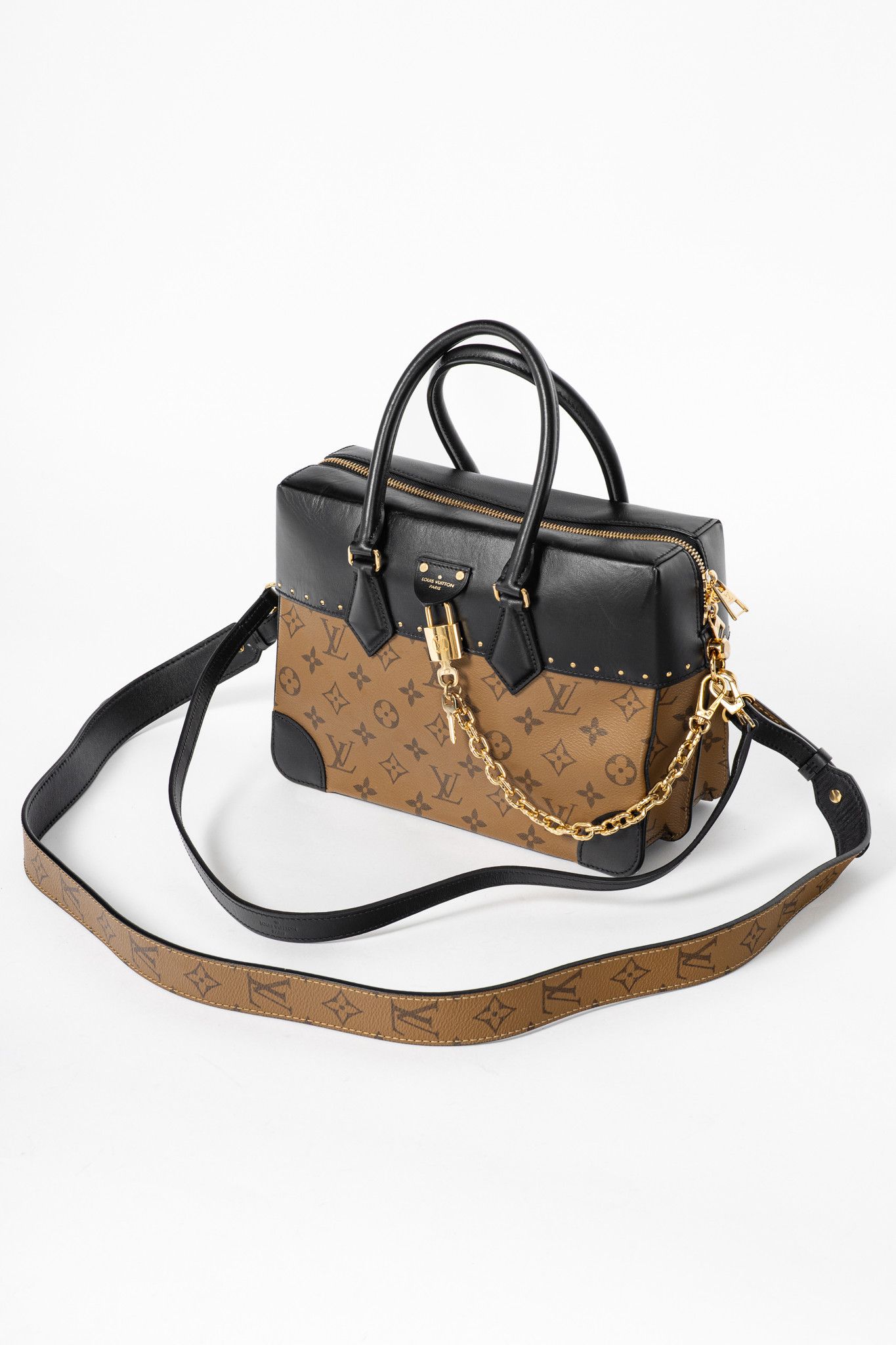 Louis Vuitton Louis Vuitton City Malle MM Monogram Reverse Handbag Size ONE SIZE - 6 Thumbnail
