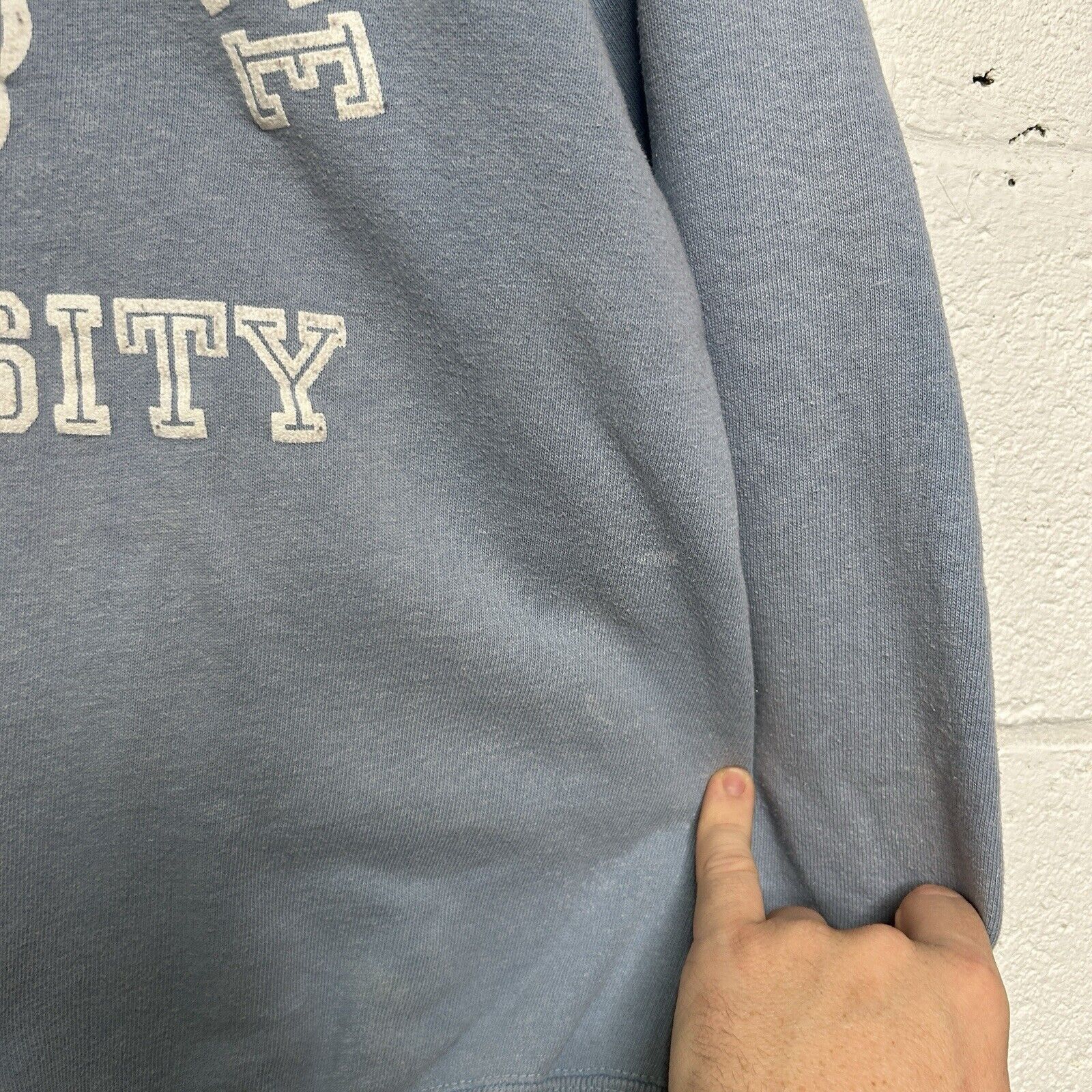 Champion 1970s Champion Crewneck Blue Bar “Indiana State University” Size US L / EU 52-54 / 3 - 5 Thumbnail