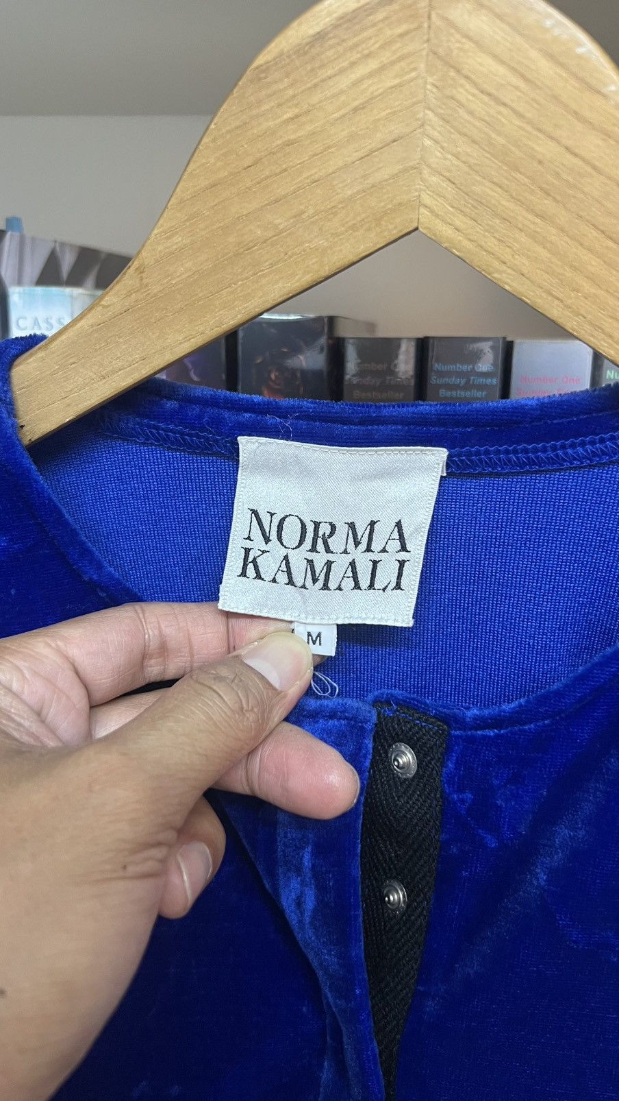 Norma Kamali Norma Kamali Snap Button Velvet Sweater Size M / US 6-8 / IT 42-44 - 6 Thumbnail