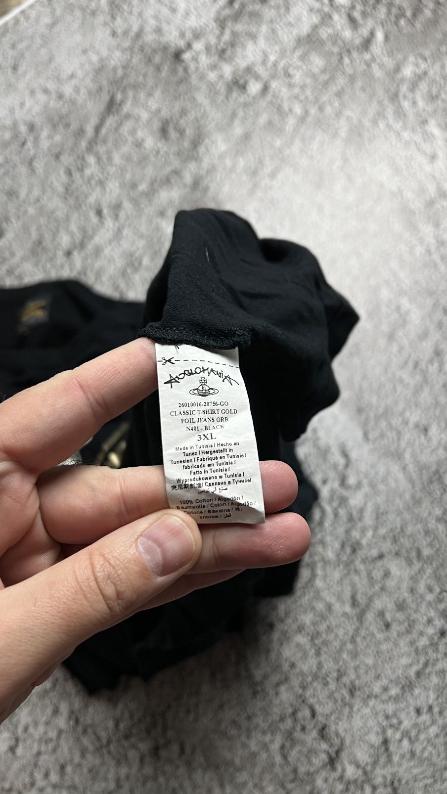 Vivienne Westwood Vivienne Westwood x Anglomania gold foil jeans orb t shirt Size US XXL / EU 58 / 5 - 5 Thumbnail