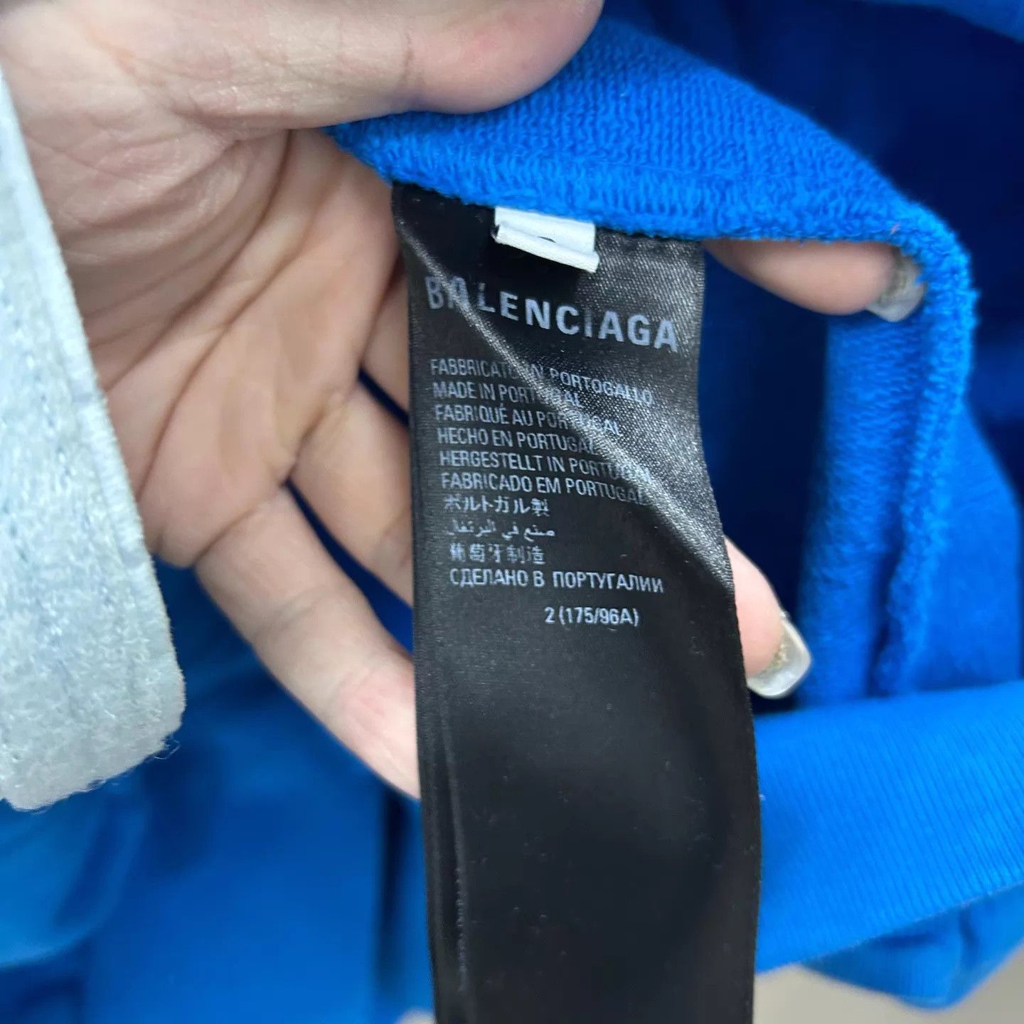 Balenciaga Balenciaga 99 New Strikethrough Logo Print Hoodie Size 2 Size US M / EU 48-50 / 2 - 5 Thumbnail