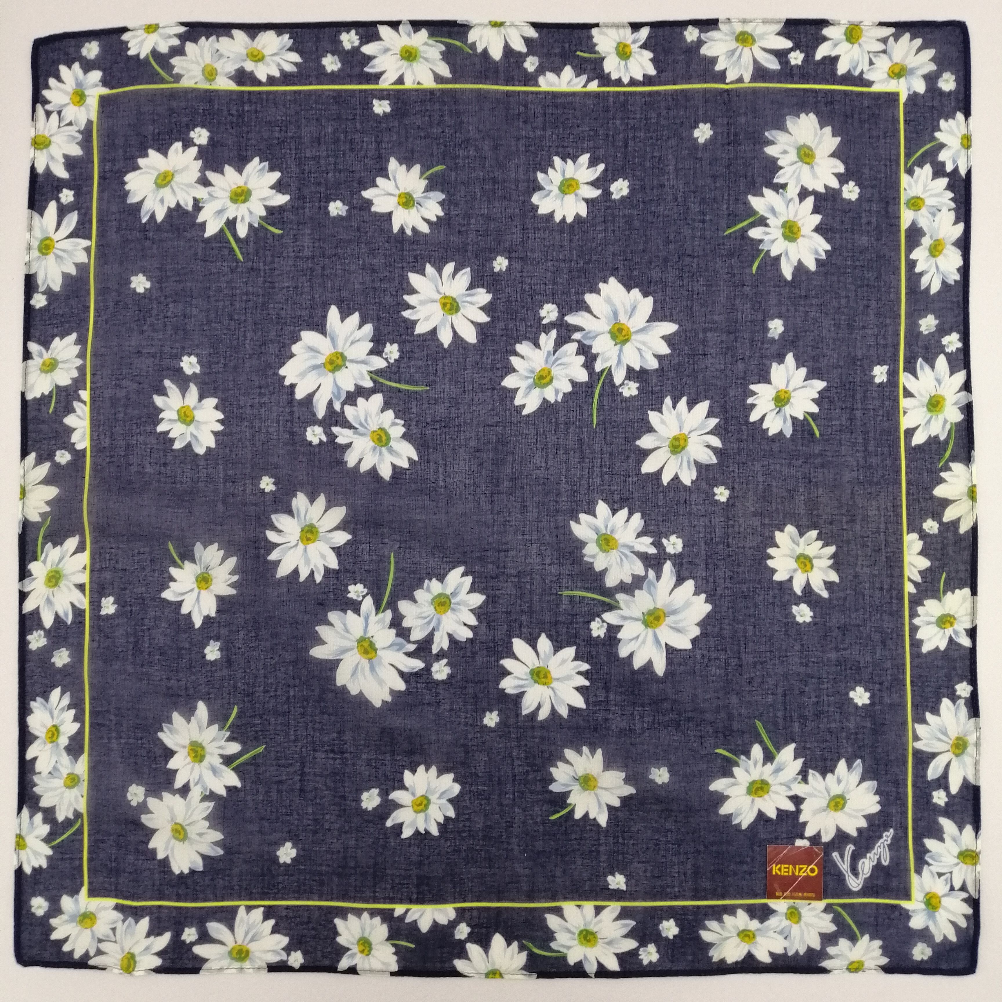 Kenzo × Vintage Kenzo Handkerchief/Neckerchief/Bandana-KD3202 Size ONE SIZE - 2 Thumbnail