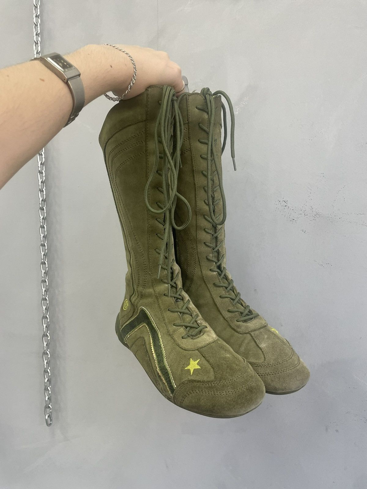 Lee If six was nine style leather moto boots Lee man 41 suede Size US 8 / EU 41 - 3 Thumbnail