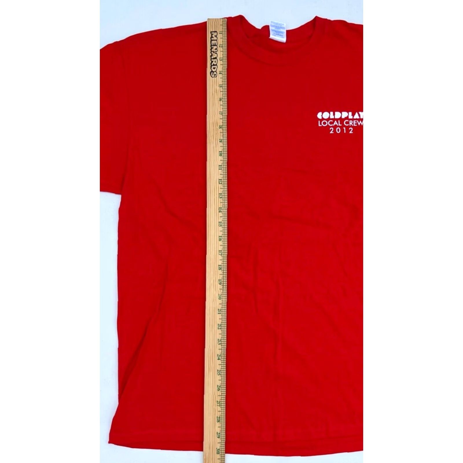 Gildan VINTAGE Coldplay Local Crew 2012 MX Band T-Shirt Red XL Unisex Adults XL T-Shirt Band Music Gildan Heavy Cotton Clapton Size US XL / EU 56 / 4 - 6 Thumbnail
