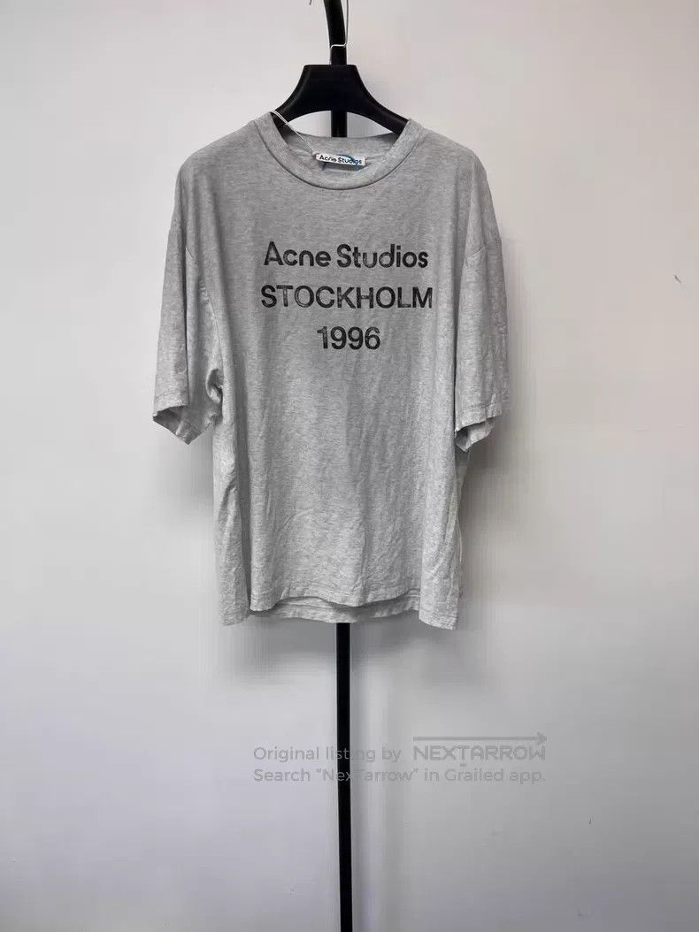 Acne Studios Acne Studios 1996 series letter print casual crewneck shor Size S / US 4 / IT 40 - 1 Thumbnail