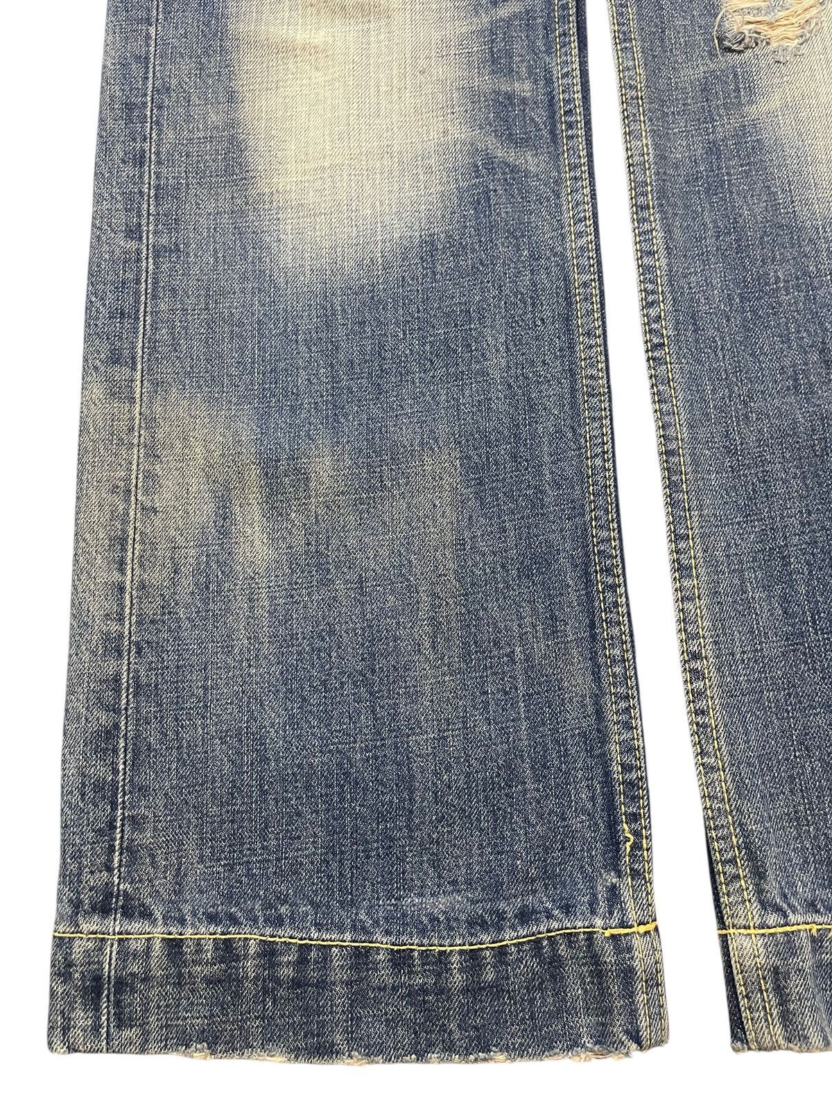 Evisu Vintage Japanese Brand Faded Stone Wash Distress Baggy Jeans Size US 29 - 7 Thumbnail