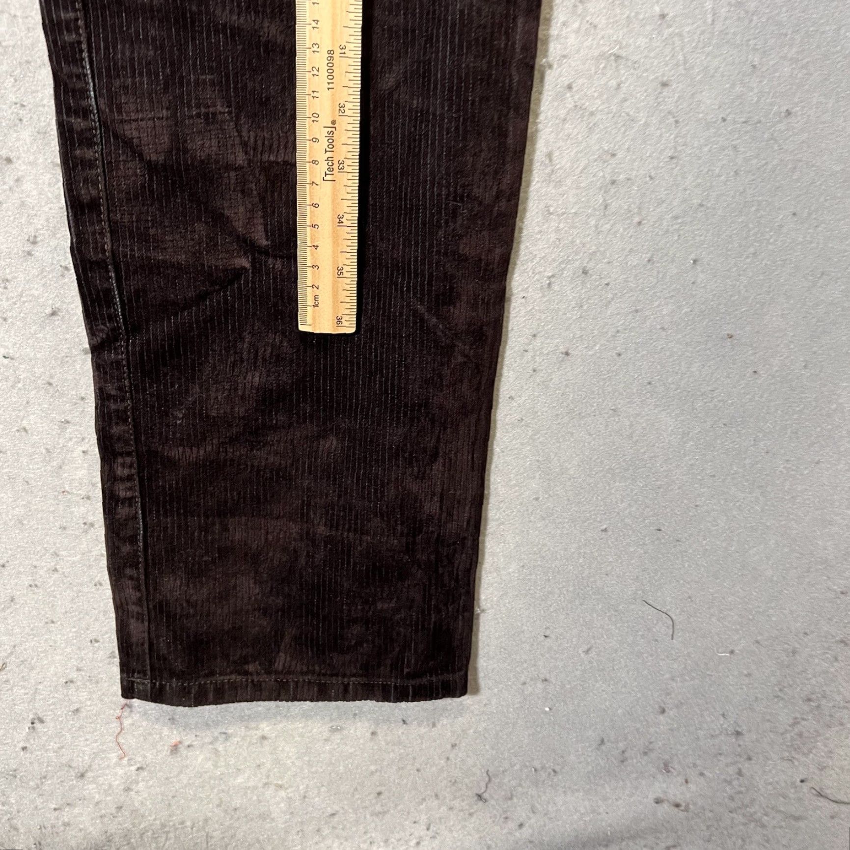 Vintage VINTAGE Alberto Denim Jeans Adult 32 x 34 Purple Denim Straight Size US 32 / EU 48 - 4 Thumbnail
