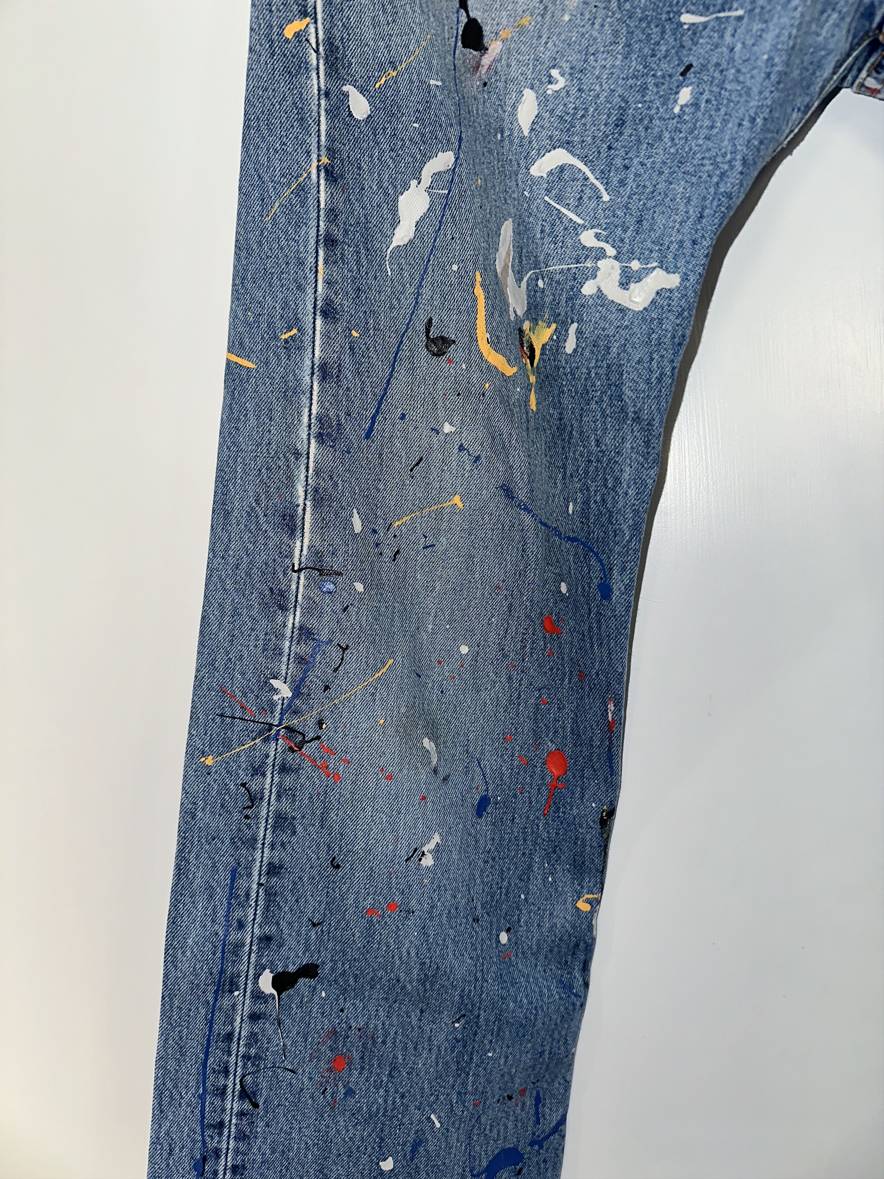 Levi's Vintage Levi's Paint Splatter Jeans Size US 32 / EU 48 - 5 Thumbnail