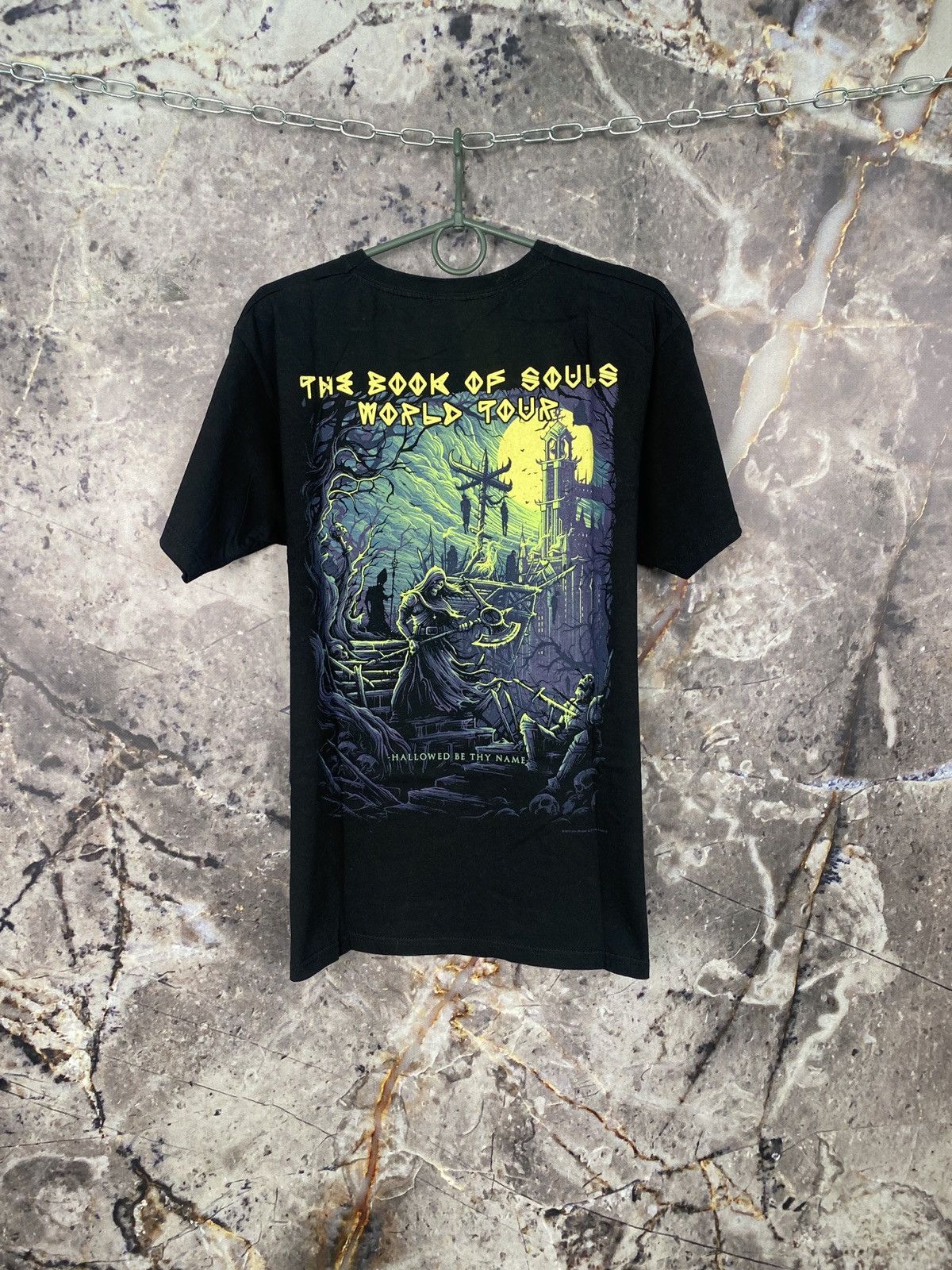 Iron Maiden × Vintage Men’s Iron Maiden World Tour T-Shirt Rock Band Size Medium Size US M / EU 48-50 / 2 - 9 Thumbnail