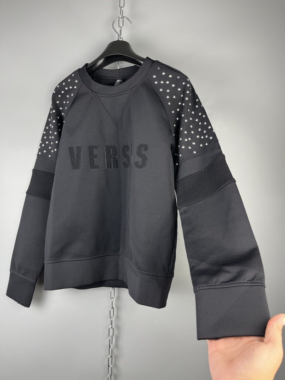 Versace Versus Versace Womens Crew Sweatshirt Jumper Size S / US 4 / IT 40 - 9 Thumbnail