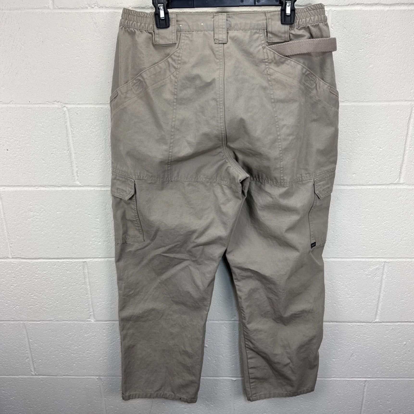 Vintage 5.11 Tactical Series Pants Mens 36x30 Beige Cargo Ripstop Workwear 74251 Size US 36 / EU 52 - 7 Thumbnail