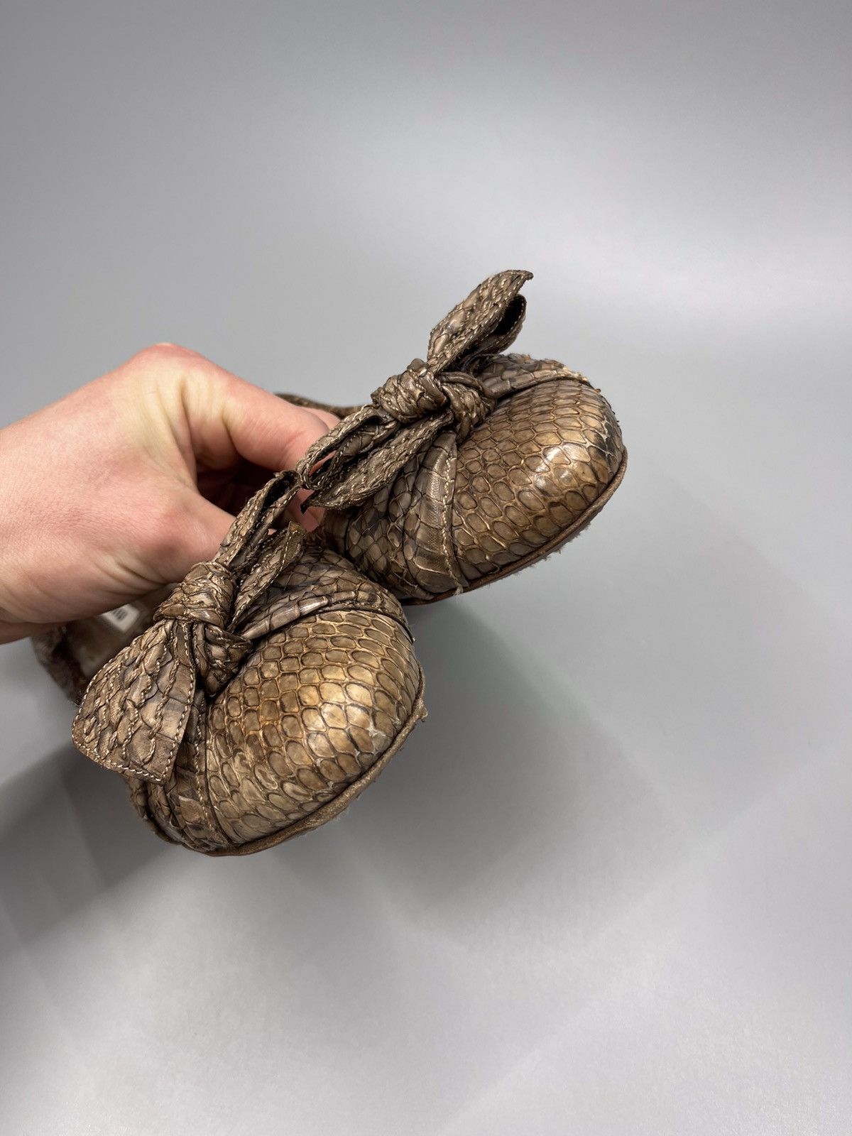 Miu Miu × Prada Miu miu Leather Snake Ballet Flats Size US 9 / IT 39 - 8 Thumbnail