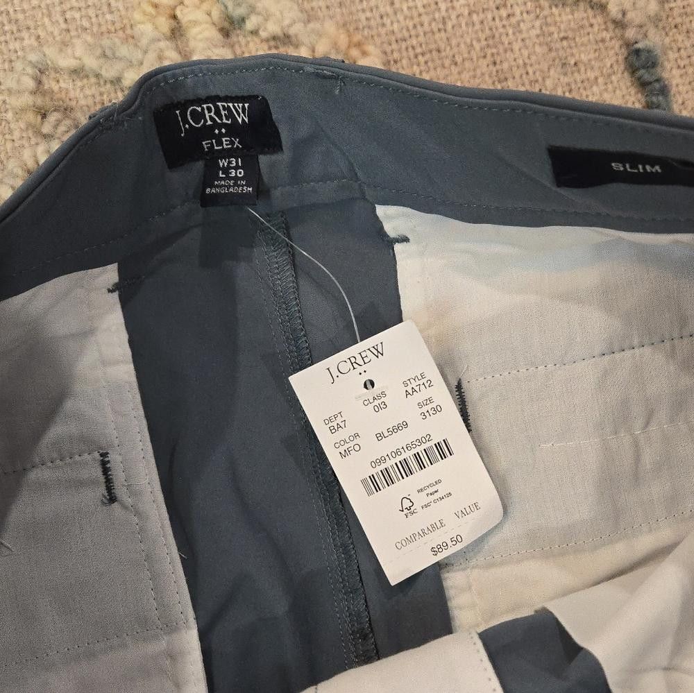 J.Crew J Crew Slim-Fit Tech Chino Pant Size US 31 - 4 Thumbnail