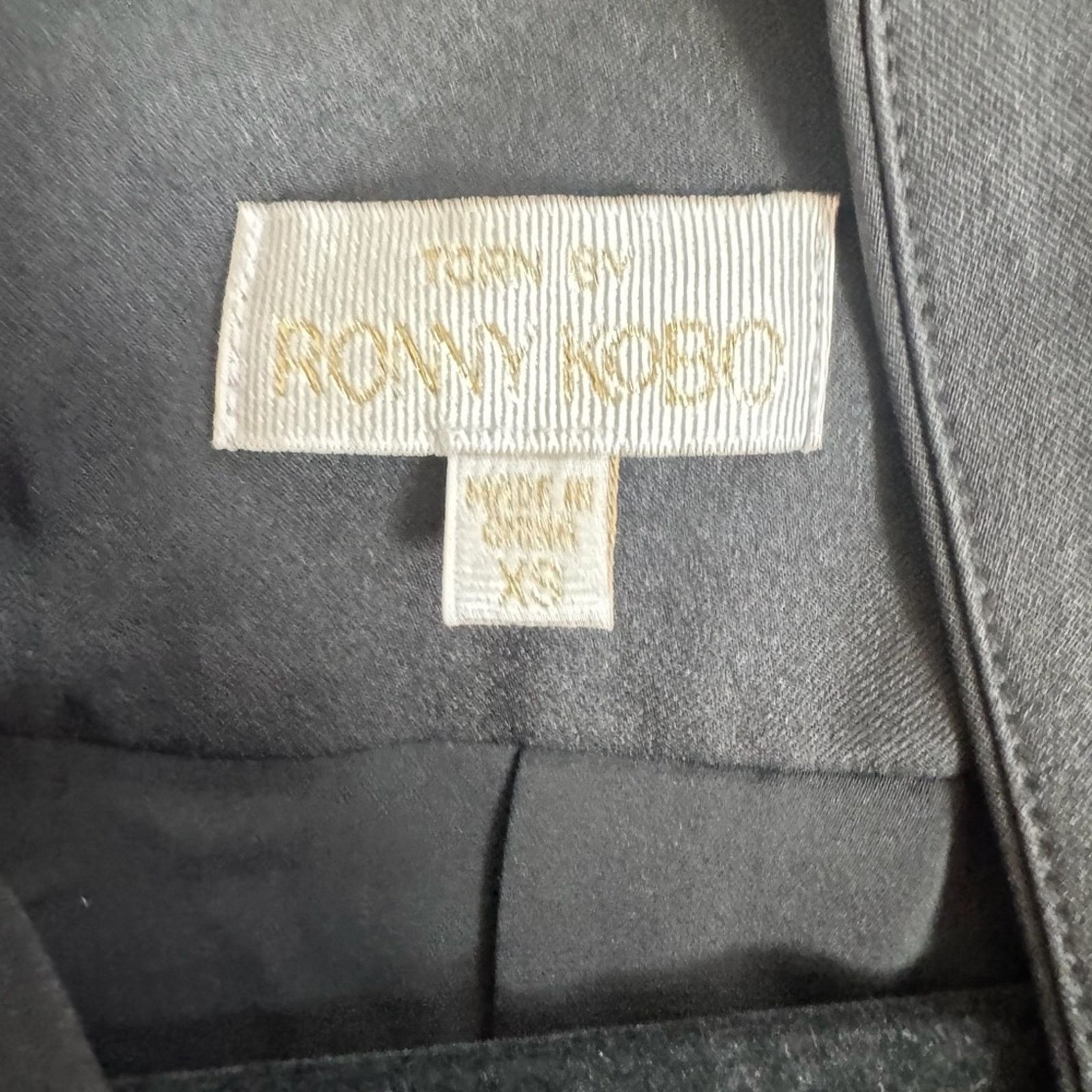 Other New Y2K Ronny Kobo Collection Elegant Black Romper size XS/S Size 26" / US 2 / IT 38 - 7 Thumbnail