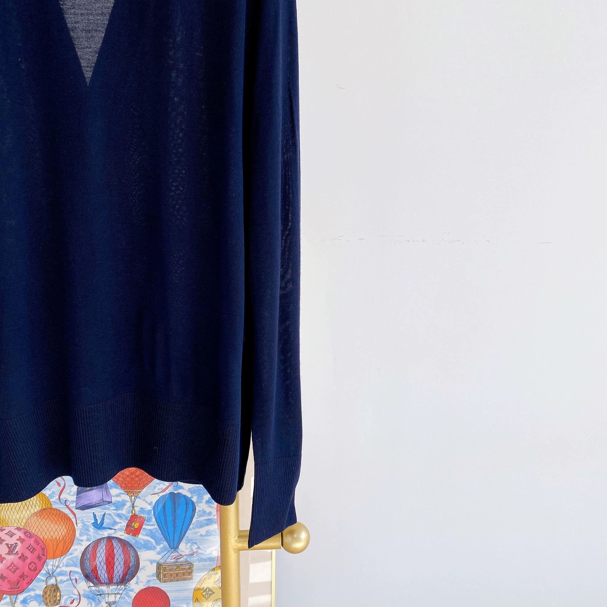 Thom Browne Thom Browne Navy Blue Knit Cardigan Size 2 Size US M / EU 48-50 / 2 - 6 Thumbnail