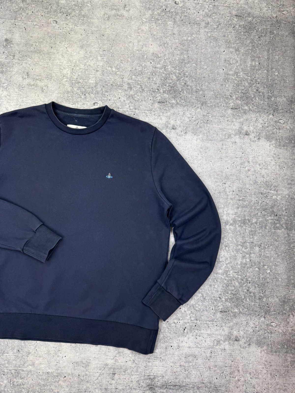 Vintage Vivienne Westwood Blue Casual Blank Sweatshirt XL