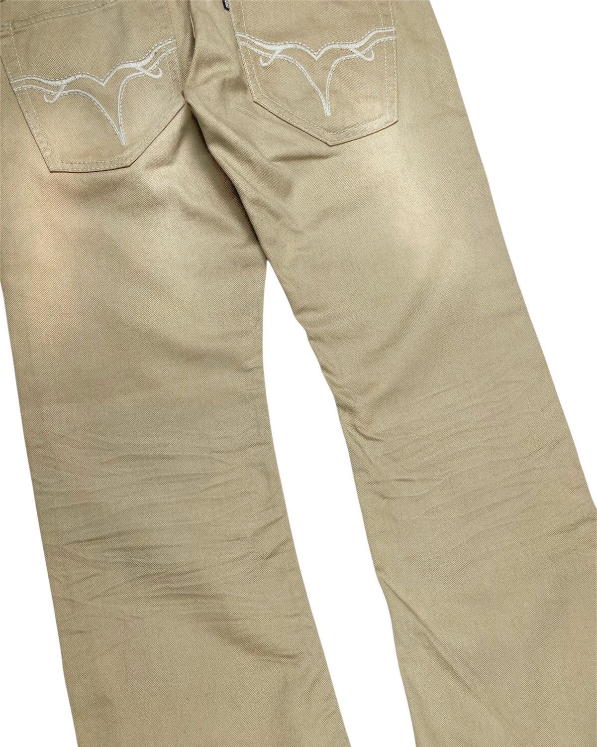 JACKROSE 2000s Jackrose Buckle Back Bootcut Pants Size US 32 / EU 48 - 6 Thumbnail