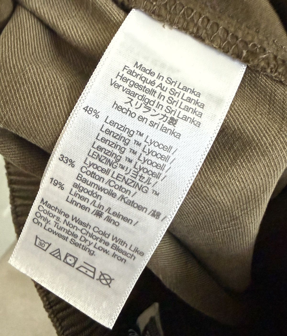 Madewell Madewell - The Easy Pull-On Linen Pant in Olive Size 30" / US 8 / IT 44 - 7 Thumbnail