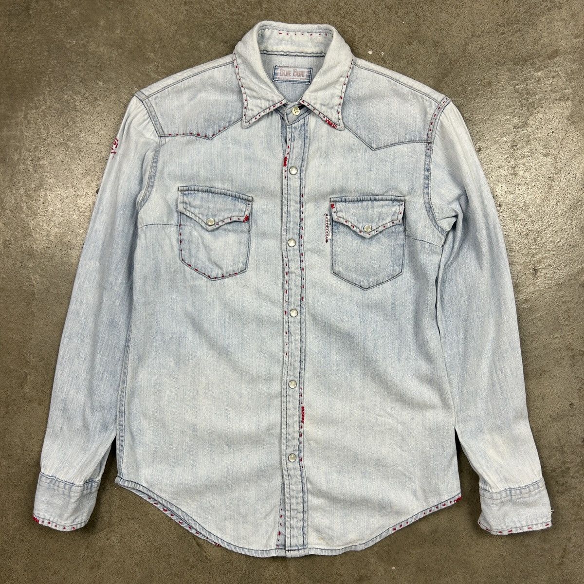 Blue Blue Japan Blue Blue Western Shirt Customised Size US XS / EU 42 / 0 - 4 Thumbnail