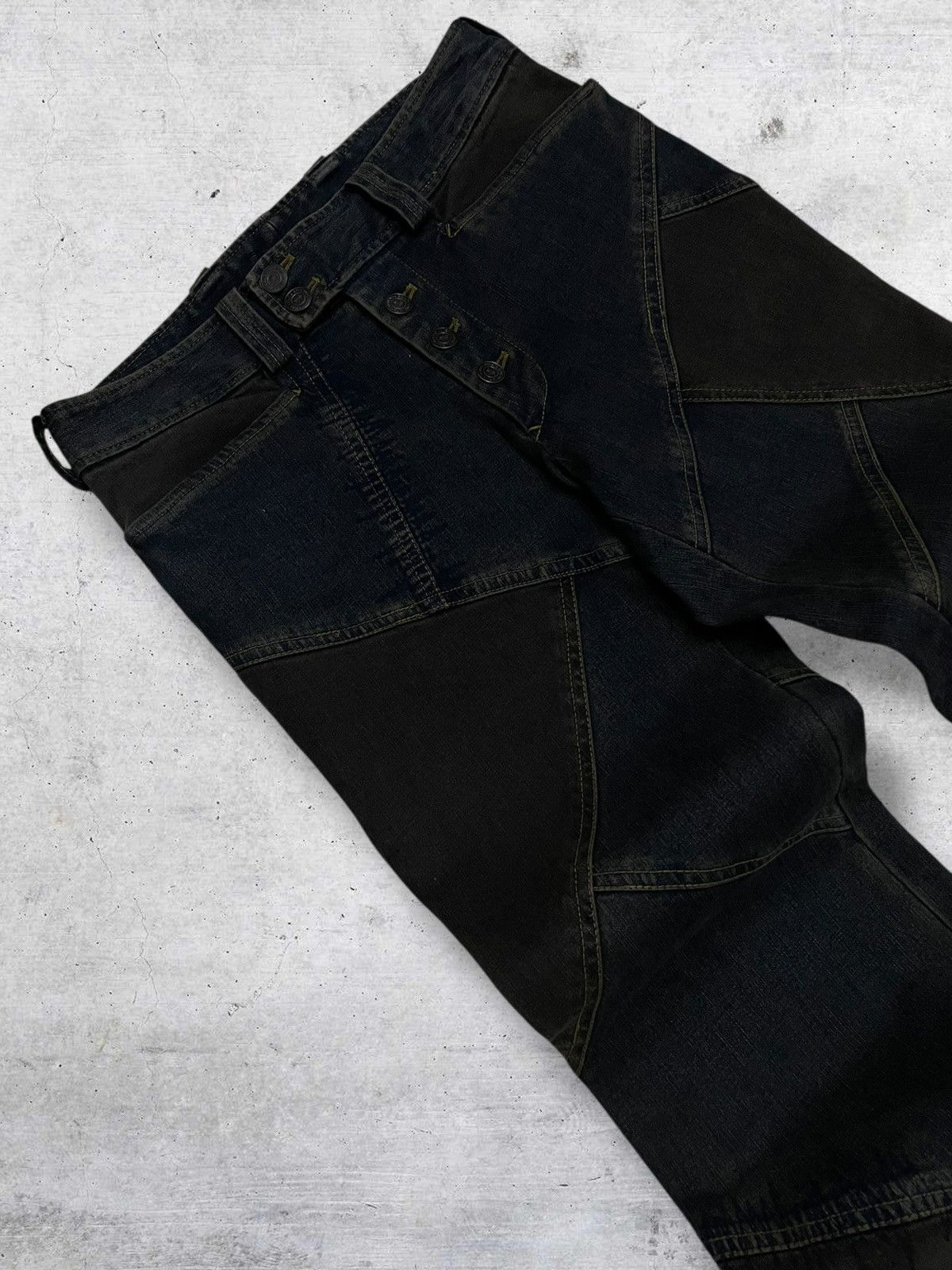 Tornado Mart VINTAGE TORNADO MART OG DESIGNER JAPAN RARE DESIGN PATCHWORK Size US 29 - 6 Thumbnail