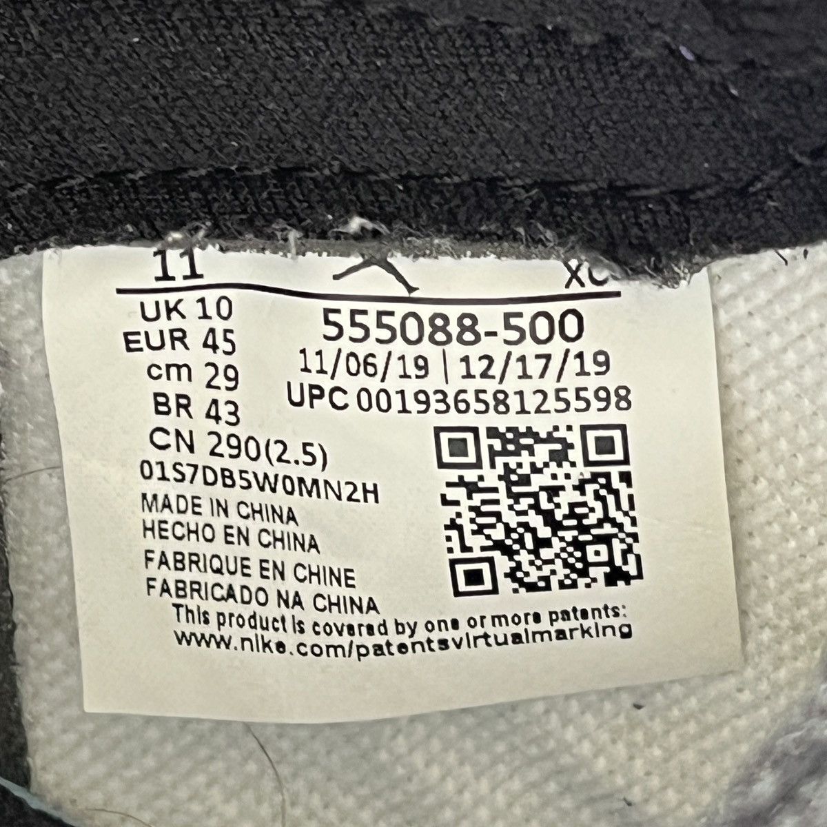 Jordan Brand Jordan 1 Retro OG High Court Purple 2.0 Size US 11 / EU 44 - 7 Thumbnail