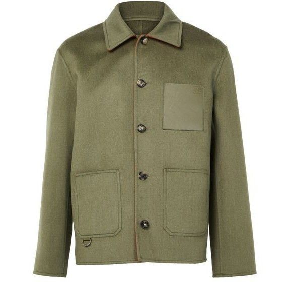 Loewe LOEWE Green Wool Cashmere Jacket New & Authentic (Men's size Size US L / EU 52-54 / 3 - 1 Thumbnail