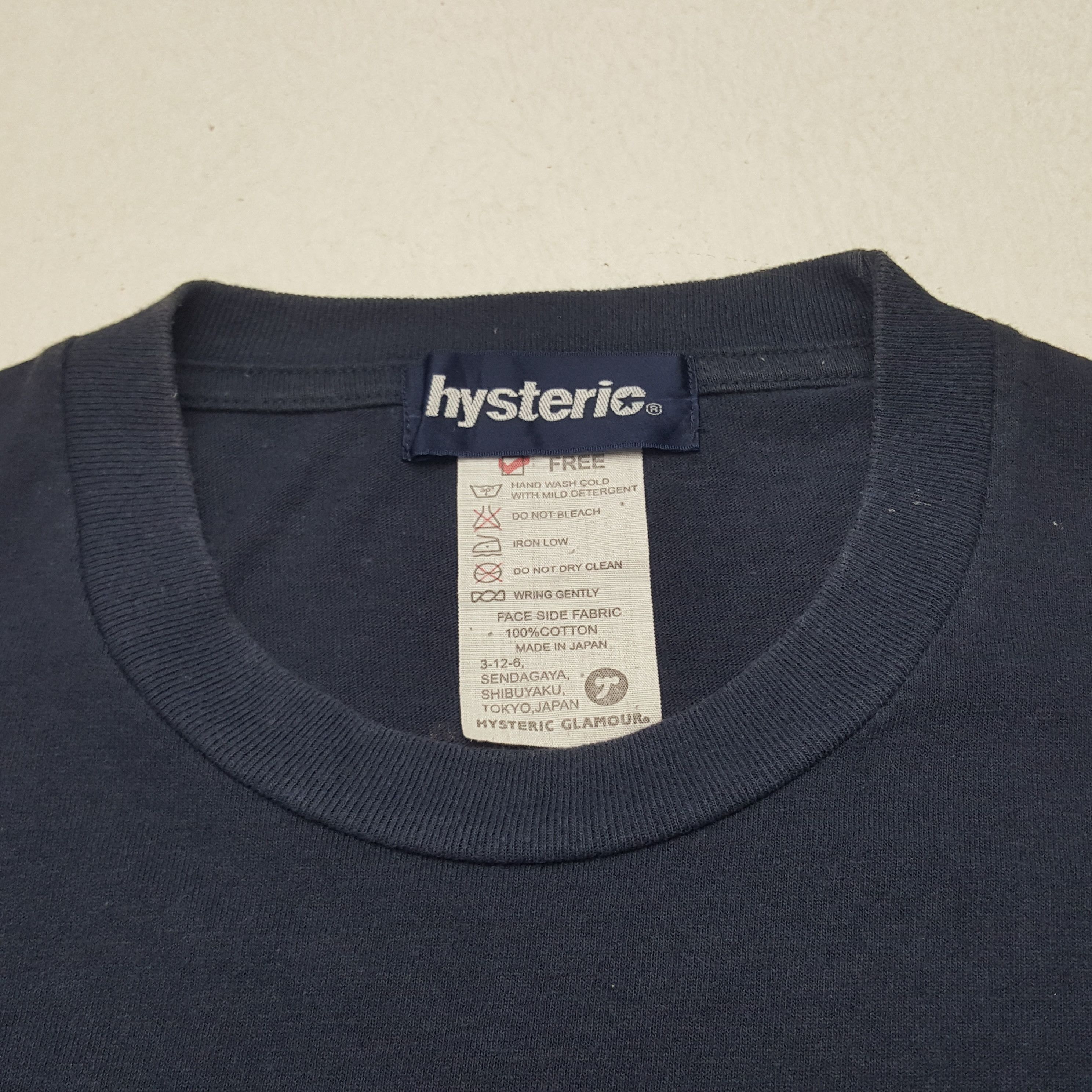 Hysteric Glamour Vintage Hysteric Glamour Japanese Brand Inner Space Tshirt Size US S / EU 44-46 / 1 - 5 Thumbnail