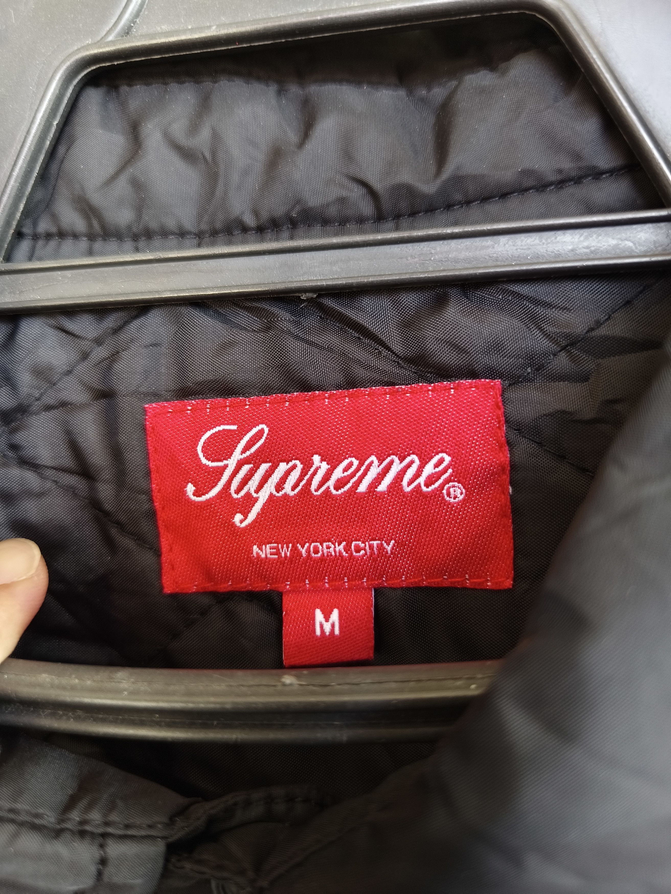 Supreme Supreme Nylon Filled Shirt Black FW 2022 collection Size US M / EU 48-50 / 2 - 4 Thumbnail