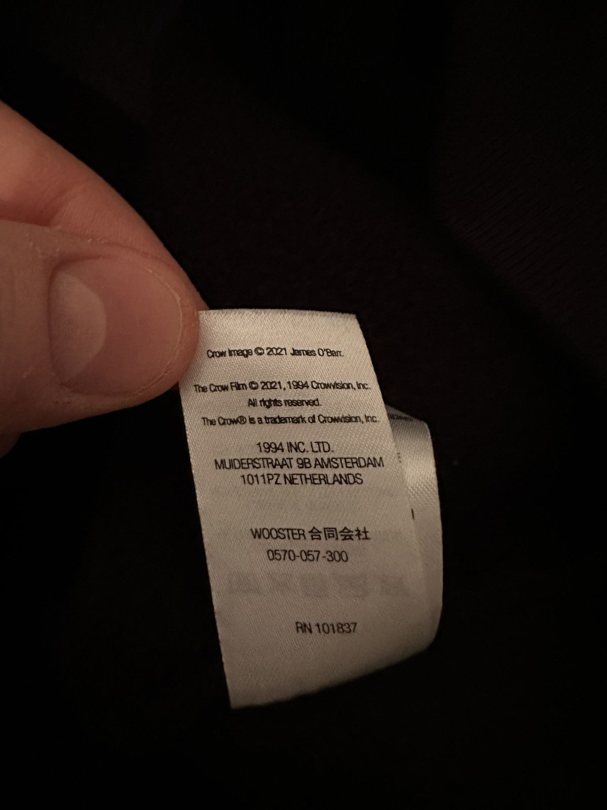 Supreme The crow hoodie Size US L / EU 52-54 / 3 - 6 Thumbnail