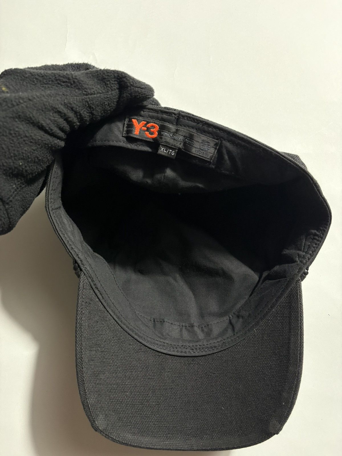 Y-3 Y-3 BY YOHJI YAMAMOTO UNCONSTRUCTED CANVAS CLOSE CAP Size ONE SIZE - 4 Thumbnail