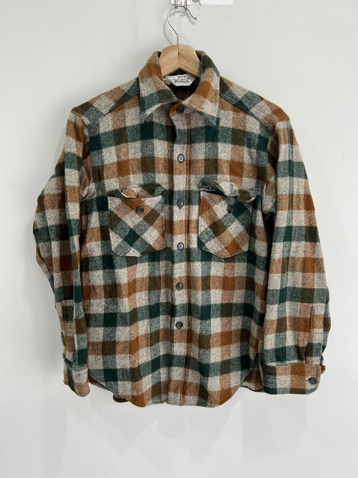 Woolrich Woolen Mills Vintage Woolrich Plaid Buffalo Flannel Shirt Button up wool Size US M / EU 48-50 / 2 - 1 Thumbnail