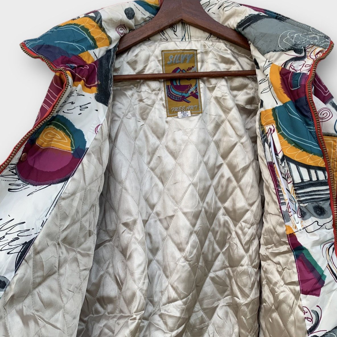 Vintage Vintage Silver Ski Jacket Size US L / EU 52-54 / 3 - 8 Thumbnail