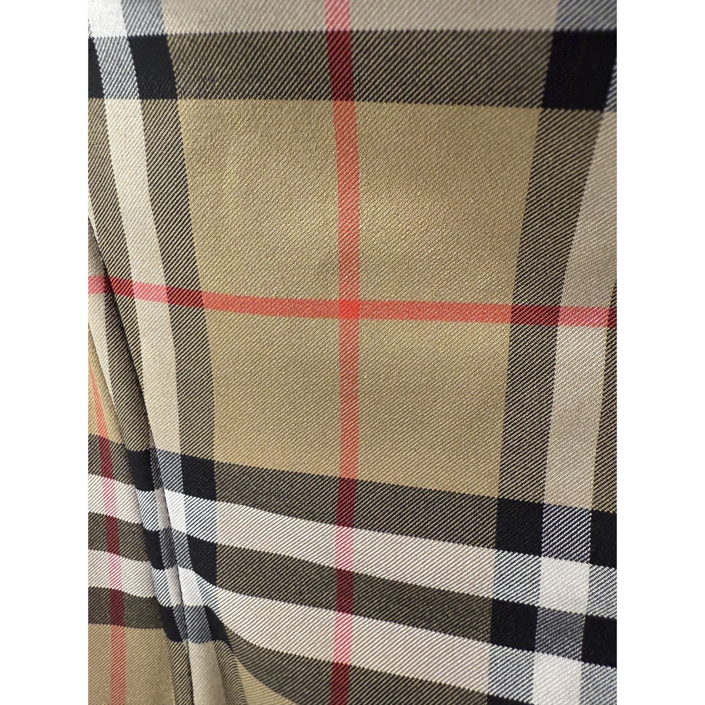 Burberry Burberry Womens Checkered Bustier Dress With Zipper Back & A Size M / US 6-8 / IT 42-44 - 9 Thumbnail