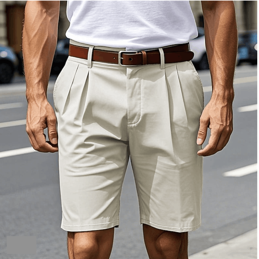Eddie Bauer Eddie Bauer Pleated Shorts Light Khaki Casual Outdoors Hike Size US 34 / EU 50 - 1 Thumbnail
