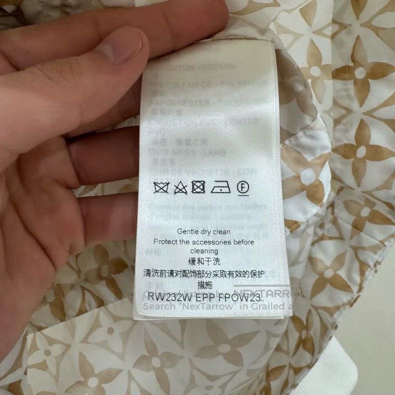 Louis Vuitton Louis Vuitton Light Brown Geometric Full Print Trooper Jac Size 4XL / US 24-26 - 4 Thumbnail