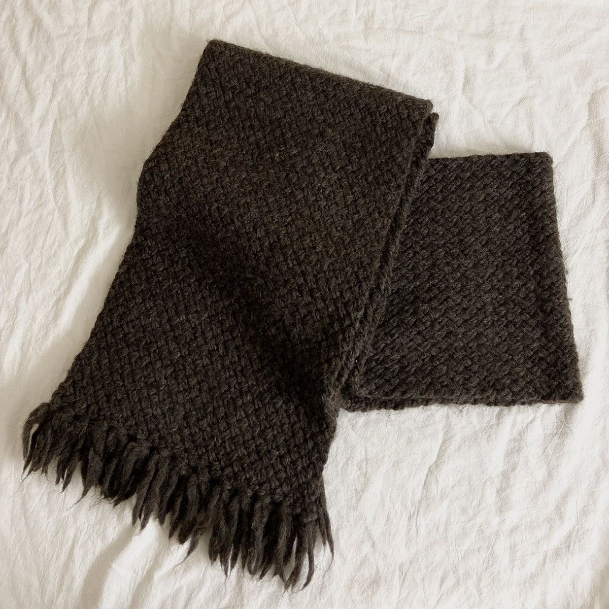 Number (N)ine (Takahiro Miyashita) wool long scarf