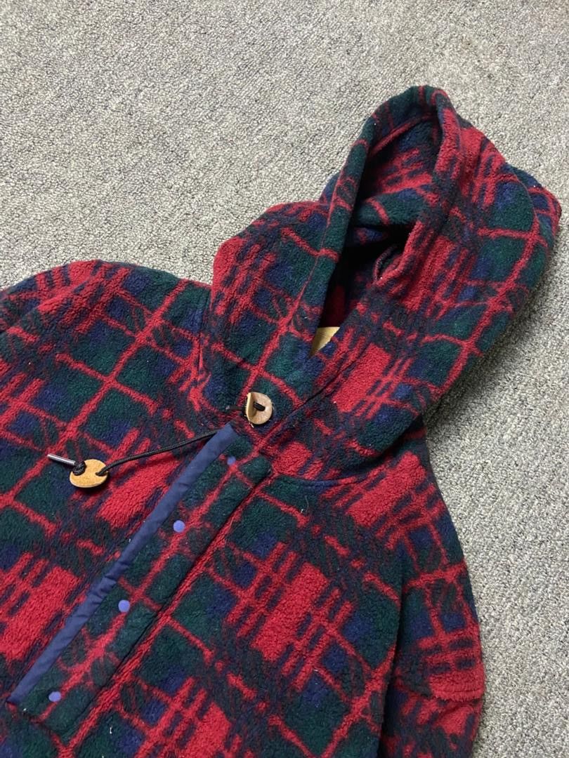 L.L. Bean L.L Bean Half Button Checkered Pullover Jacket (186) Size S / US 4 / IT 40 - 6 Thumbnail