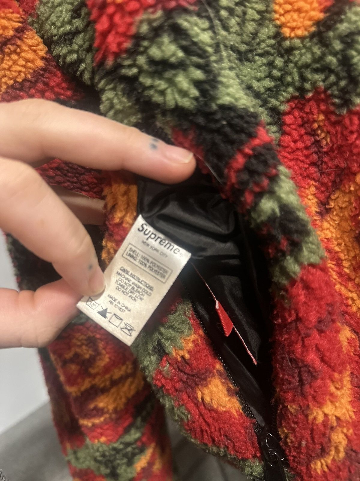 Supreme Supreme Rose Sherpa Reversible Zip Up Size US M / EU 48-50 / 2 - 5 Thumbnail