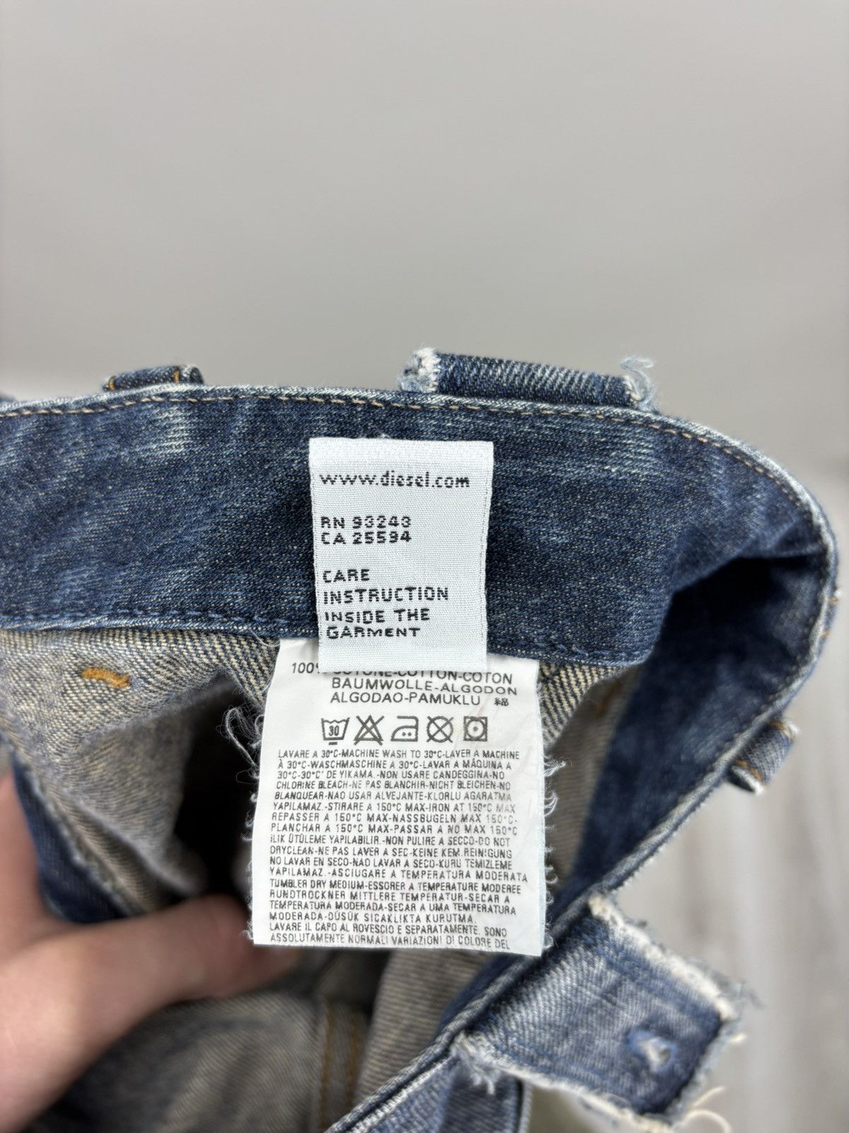 Diesel Mens jeans Y2k Diesel Size 30 Color Blue Size US 30 / EU 46 - 11 Thumbnail
