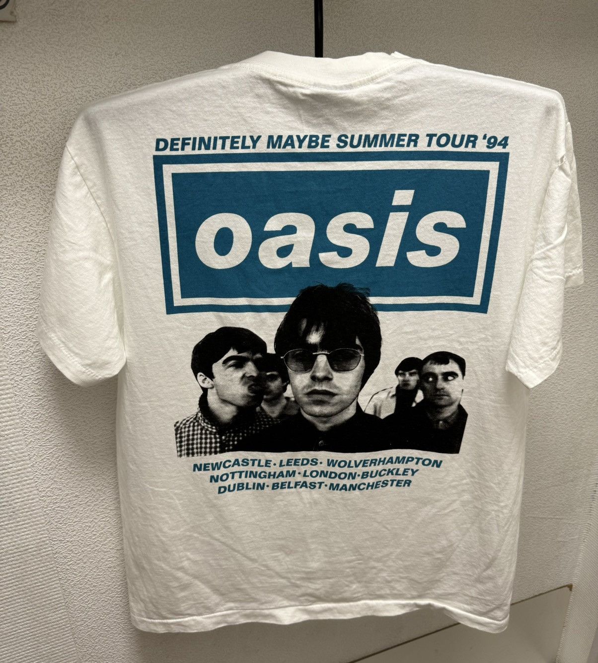 Oasis vintage single t-shirt 1994 tour L Giant