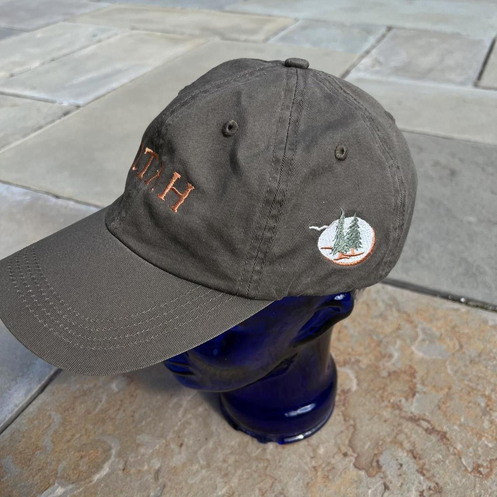 Other Utah Embroidered Strapback Dad Hat Olive Green Size ONE SIZE - 4 Thumbnail