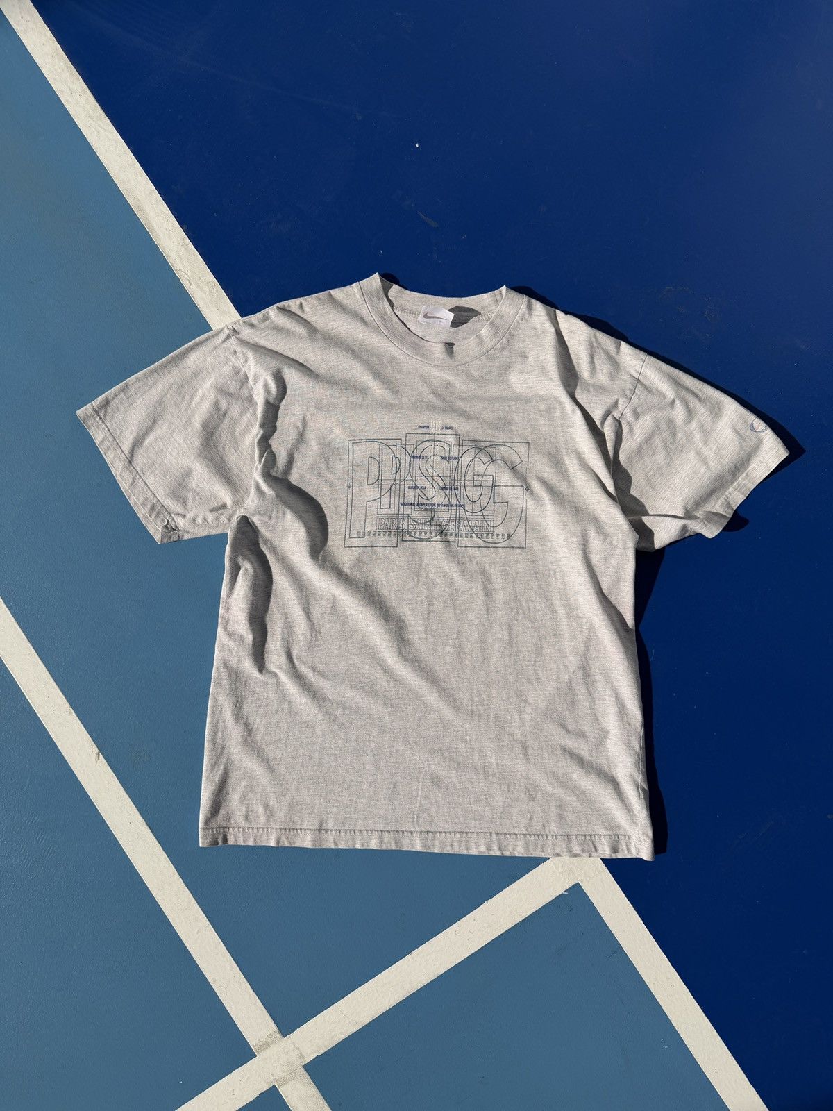 Nike Vintage PSG 2000 Nike Total 90 T-shirt Size US L / EU 52-54 / 3 - 1 Thumbnail
