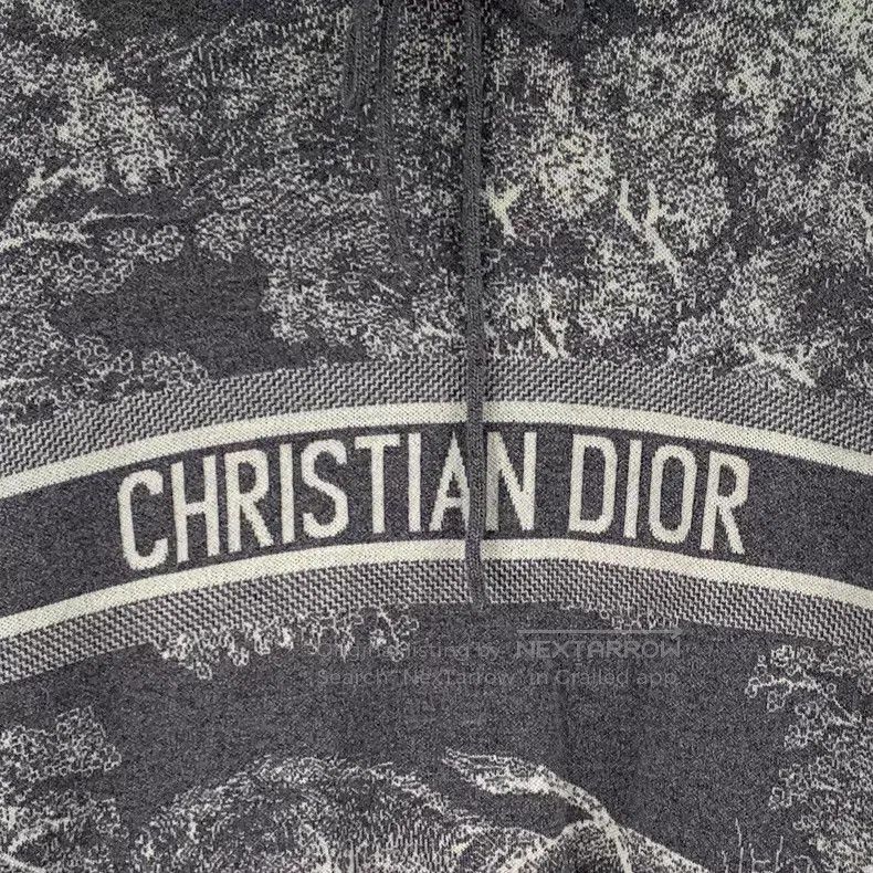 Dior Dior Color-blocking zoo series cashmere knitted sweatshirt Size US M / EU 48-50 / 2 - 4 Thumbnail