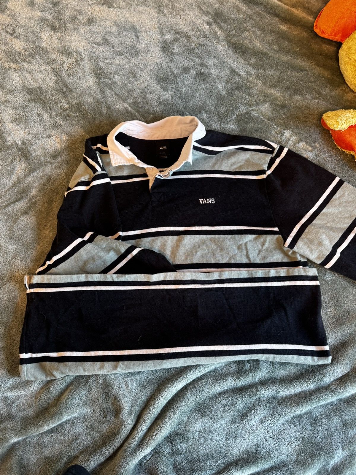 Vans vans striped polo Size US XL / EU 56 / 4 - 4 Thumbnail