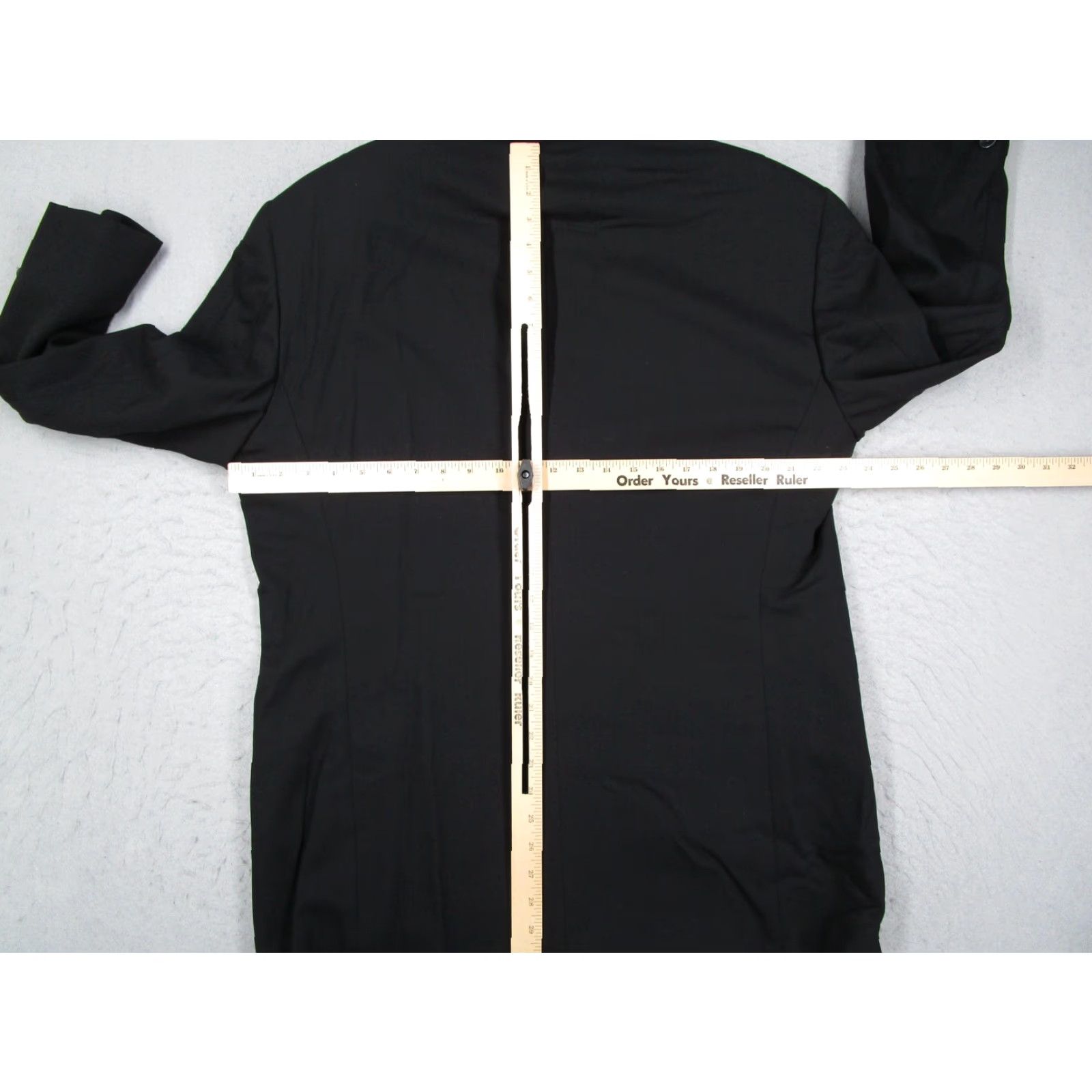 Armani Armani Collezioni Blazer Mens 44R Black Wool Made In Italy Sport Coat 2C39GD Size 44R - 7 Thumbnail